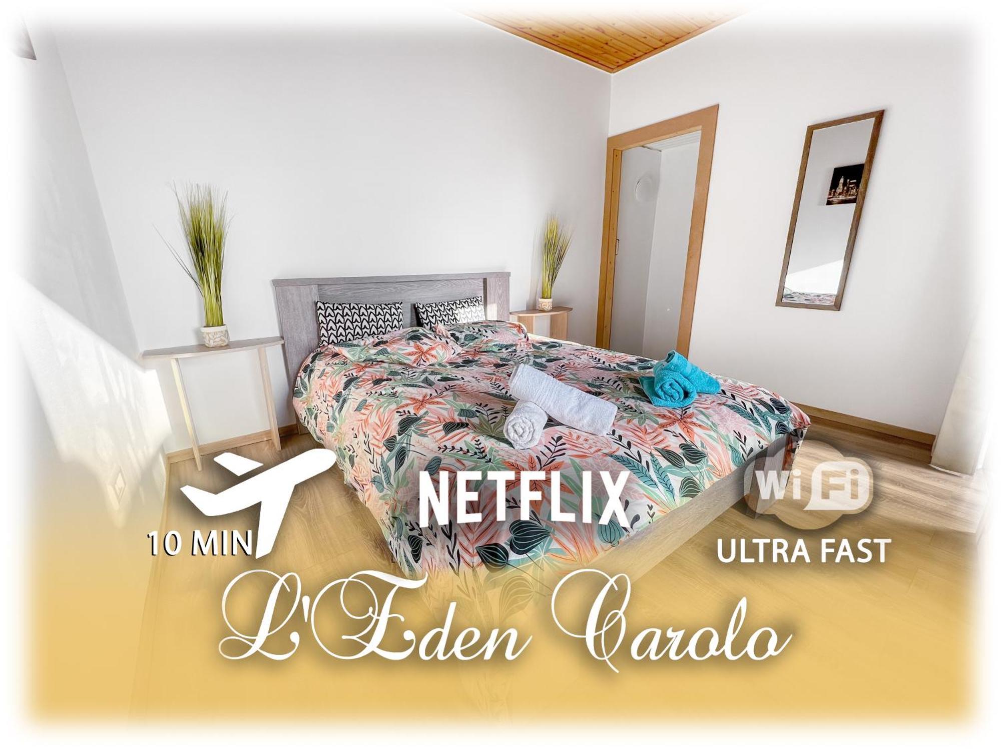 L'Eden Carolo - Netflix, Wi-Fi, 10Min Aeroport, Parking Gratuit Διαμέρισμα Dampremy Εξωτερικό φωτογραφία